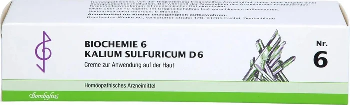 Bombastus Biochemie 6 Kalium sulfuricum D6 Creme, 100ml