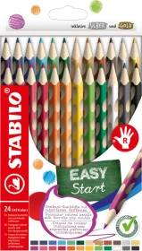 STABILO EASYcolors Buntstift sortiert, Rechtshänder, 24er-Set
