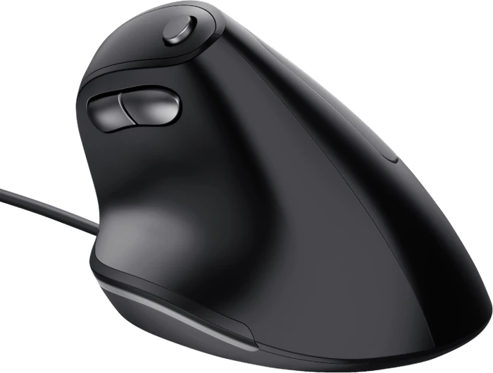 Trust Bayo Vertical Ergonomic Mouse schwarz/grau, ECO zertifiziert, USB