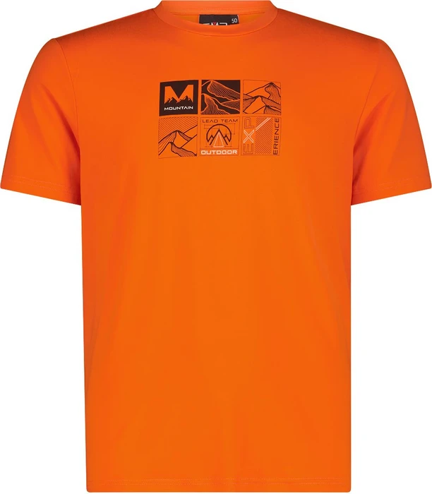 CMP Rundhals Funktionsshirt kurzarm orange (Herren)
