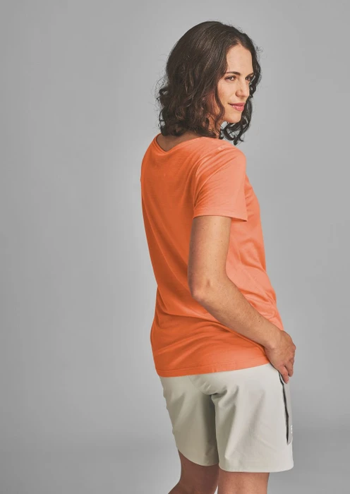 Ortovox 120 Cool Tec Clean Funktionsshirt kurzarm faded tangerine (Damen)
