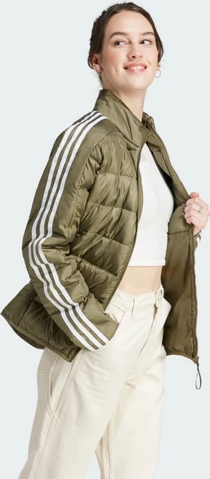 adidas Essentials 3-Streifen Light Jacke olive strata (Damen)