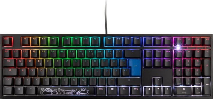 Ducky One 2 Backlit PBT schwarz, DE