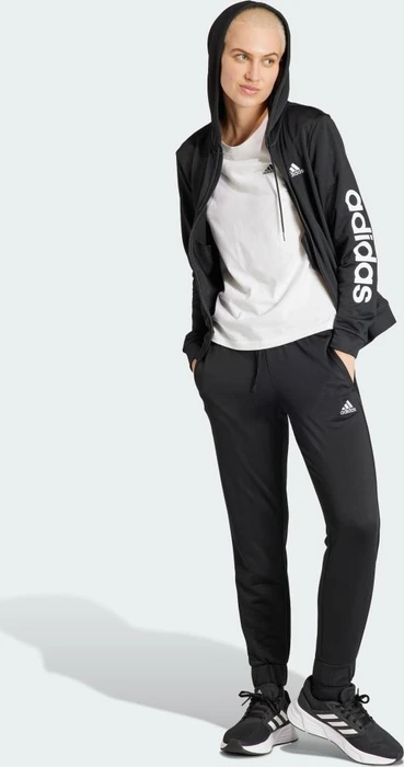 adidas Linear Trainingsanzug schwarz/weiß (Damen)
