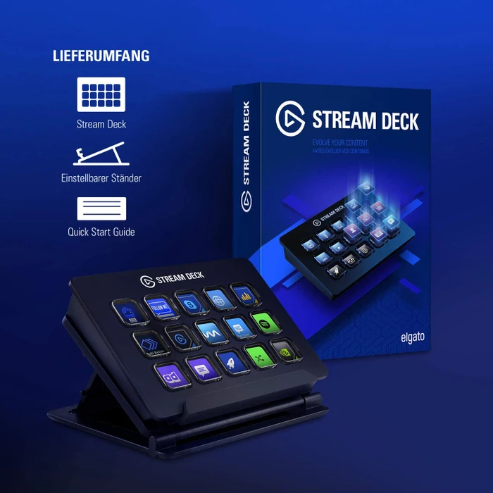 Elgato Stream Deck, schwarz, USB-A