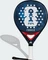 adidas FRA OLP WC2026 Padel-Tennisschläger victory blue/true blue/solar red/white Vorschaubild