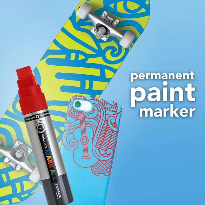 Lyra Graduate Mark All Permanentmarker 2mm sortiert, 12er-Set, Box