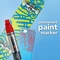 Lyra Graduate Mark All Permanentmarker 2mm sortiert, 12er-Set, Box Vorschaubild