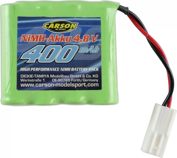 Carson 4.8V/400mAh NiMH Akku RC-Bau Mini-TAM