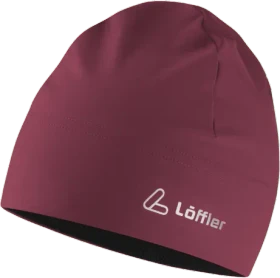Löffler Mono Mütze aubergine