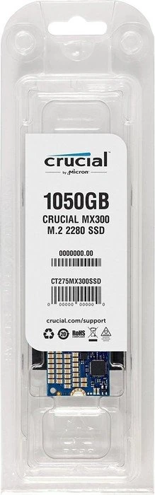 Crucial MX300 1TB, M.2 2280 / B-M-Key / SATA 6Gb/s
