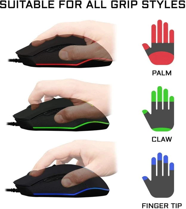 The G-Lab Kult Helium Gaming Mouse, schwarz, USB