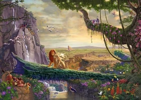 Schmidt Spiele Thomas Kinkade Disney Dreams Collection - The Lion King - Return to Pride Rock