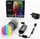 Twinkly Curtain Lights String Multicolor + White Lichtervorhang LED 210x warmweiß RGB (TWW210SPP-TEU)
