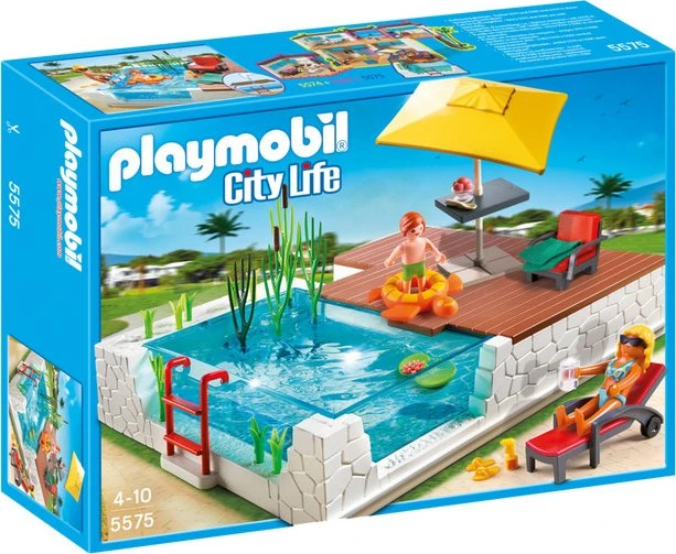 playmobil City Life Einbau-Swimmingpool