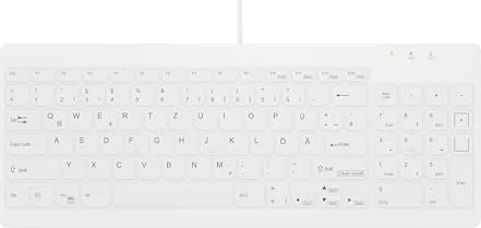 Contour Design Active Key AK-C7012 Medical Keyboard Compact, weiß, USB, DE
