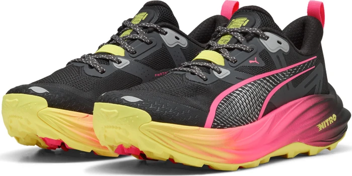 Puma Voyage NITRO 4 puma black/pure pink/lemon crush (Herren)