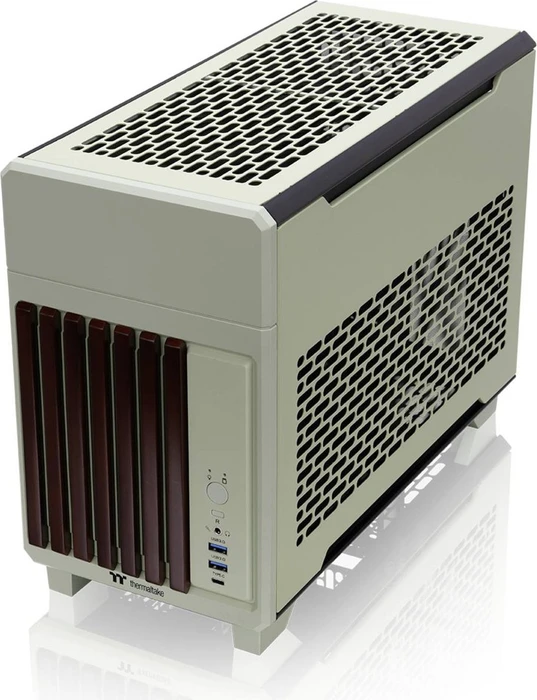 Thermaltake TR100 WS Matcha Green, grün/braun, Mini-ITX