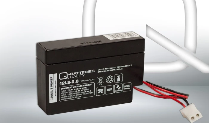 Q-Batteries Bleiakku 12LS-0.8 AMP