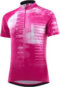 Löffler Spela Mid Half-Zip Trikot kurzarm magenta (Damen)