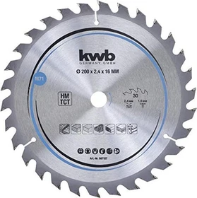 kwb M71 HM Kreissägeblatt 30Z, 200x1.4x16mm, 1 Stück