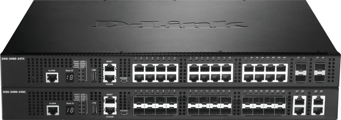 D-Link DXS-3400 Rackmount 10G Managed Switch, 20x RJ-45, 4x RJ-45/SFP+