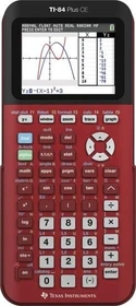 Texas Instruments TI-84 Plus CE-T, rot