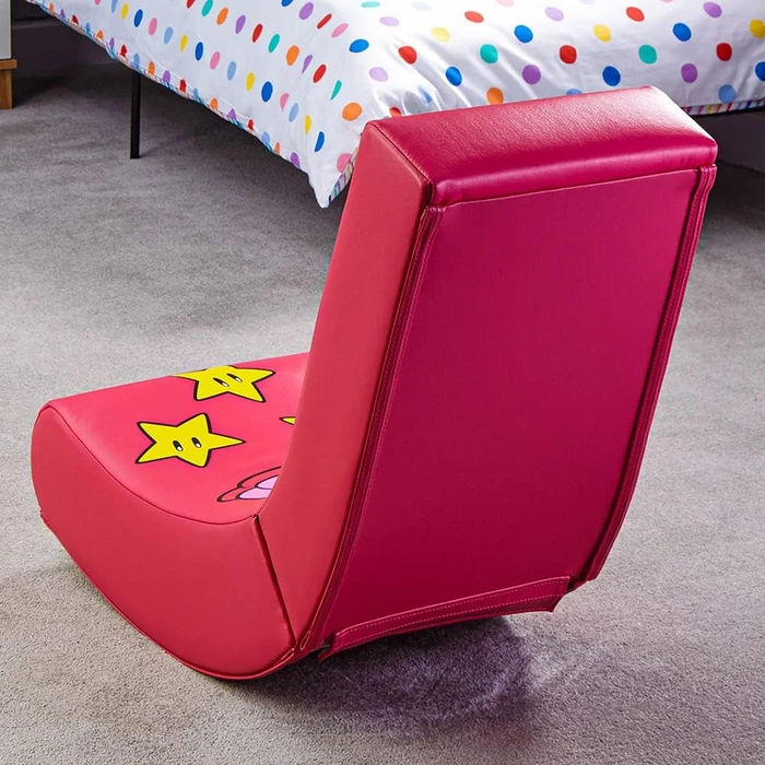 X Rocker Nintendo Super Mario All-Star Collection Floor Rocker Gamingstuhl, Peach rosa