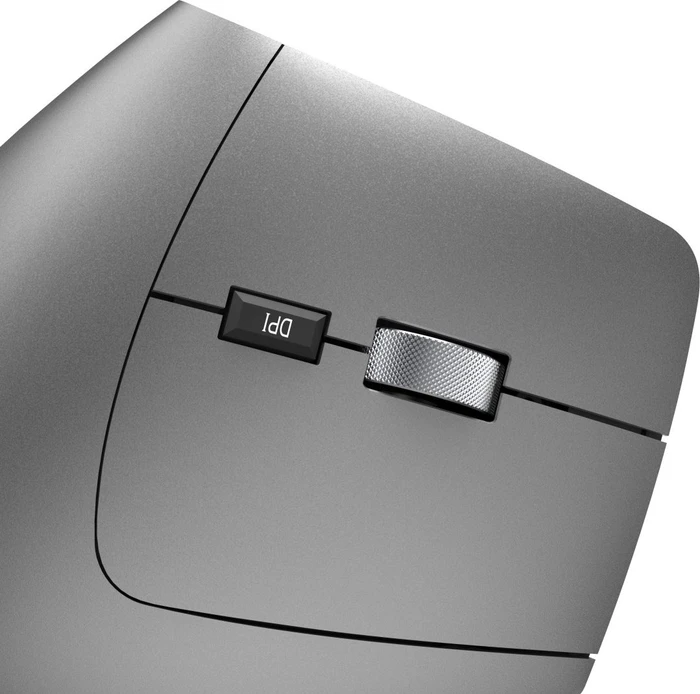 Hama EMW-700 Vertical Ergonomic Multi Device Mouse, grau/schwarz, USB/Bluetooth
