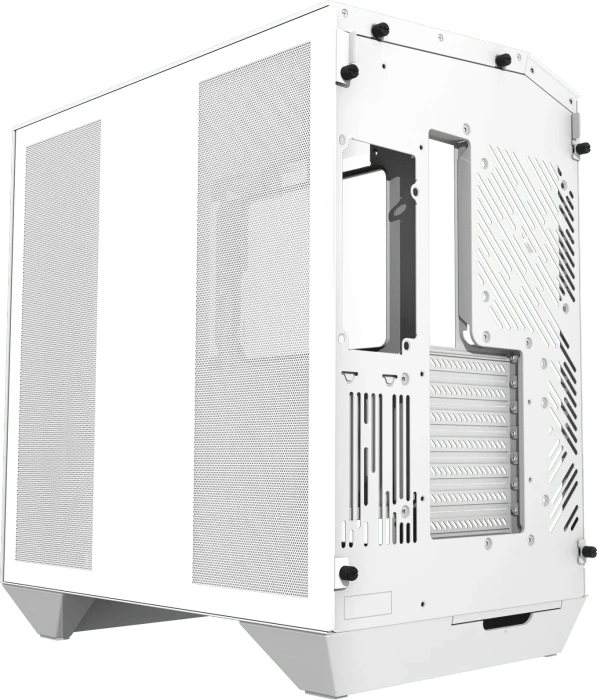 DarkFlash DY470 Ice White, inkl. Lüfter, Glasfenster
