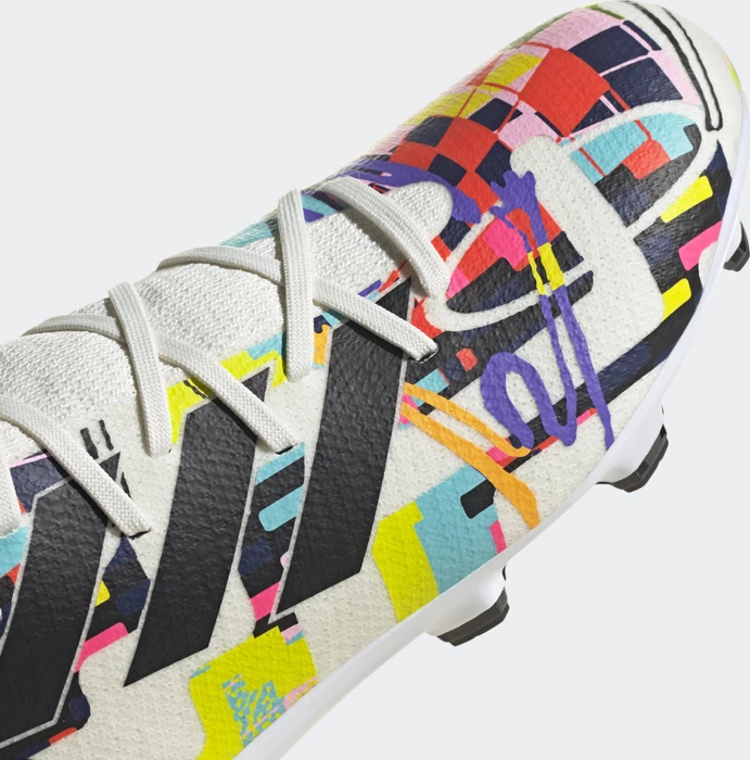 adidas Gamemode Knit FG off white/core black/core white (Herren)