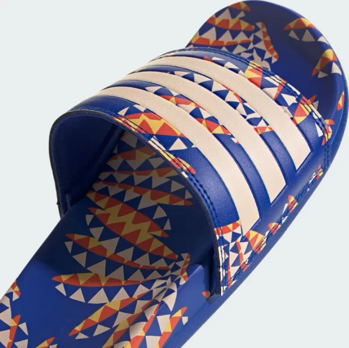 adidas Comfort Adilette bold blue/bliss orange (Damen)