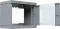 EFB Elektronik X-Rack 19" Wandgehäuse 9HE, fest, eigenbelüftet, tiefenverstellbar, 400-600mm, Sicherheitsglastür, IP20, RAL 7035, 600mm tief Vorschaubild