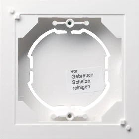 Gira Standard 55 Aufputz-Gehäuse 1fach flache Bauweise reinweiß glänzend