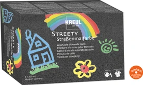 Kreul Streety Straßenmalfarbe Set, 6-tlg.