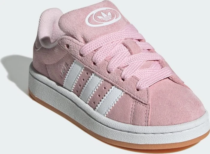 adidas Campus 00s Elastic Laces clear pink/cloud white/gum (Junior)