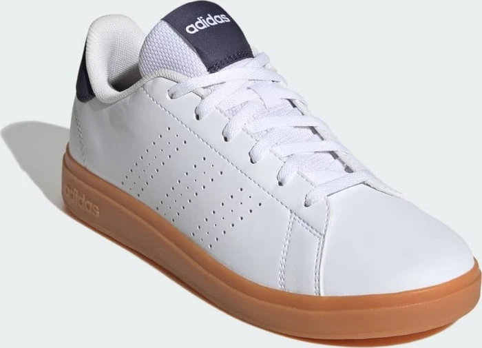 adidas Advantage Base 2.0 cloud white/shadow navy/gum (Junior)