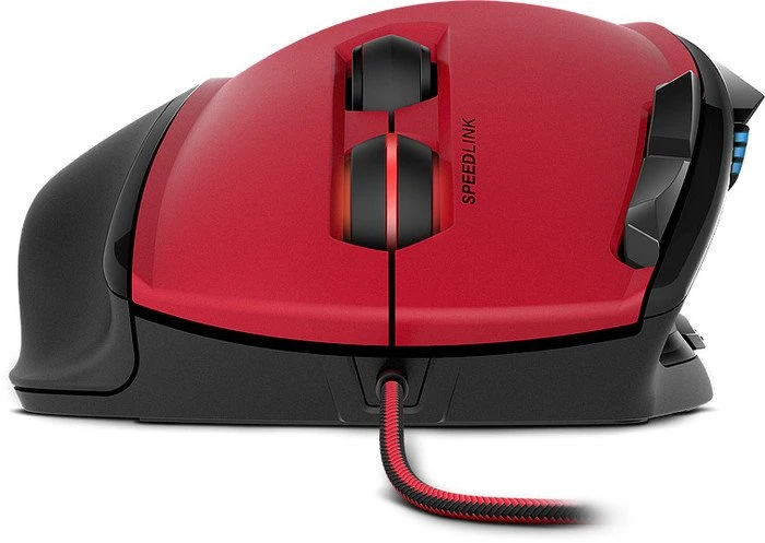Speedlink Scelus Gaming Mouse rot/schwarz, USB