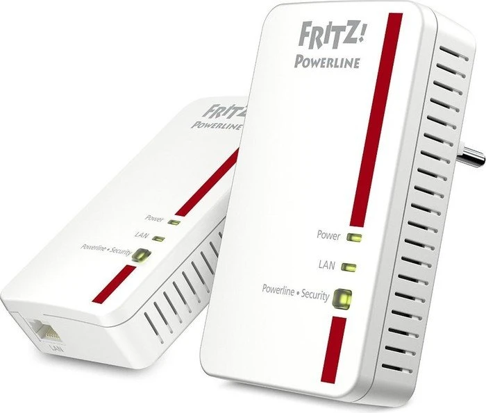 FRITZ! FRITZ!Powerline 1000E Set, HomePlug AV2, RJ-45, 2er-Pack