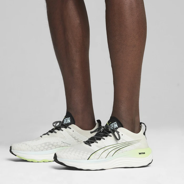 Puma ForeverRun Nitro vapor gray/fizzy apple/nitro blue (Herren)