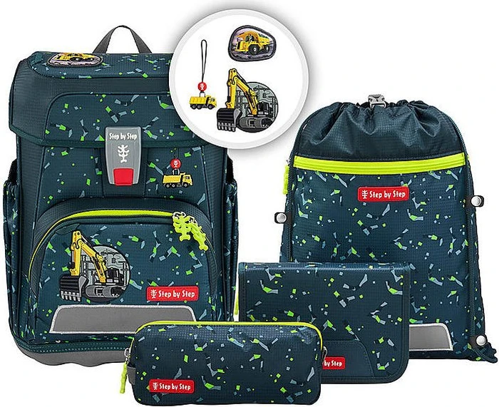 Step by Step Cloud Bagger Rocco Schultaschen-Set, 5-tlg.