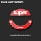 Pulsar Gaming Gears Superglide 2 für Pulsar Xlite Wireless, Mausgleiter, rot Vorschaubild