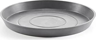 Ecopots Amsterdam Blumentopfuntersetzer rund 29cm grey