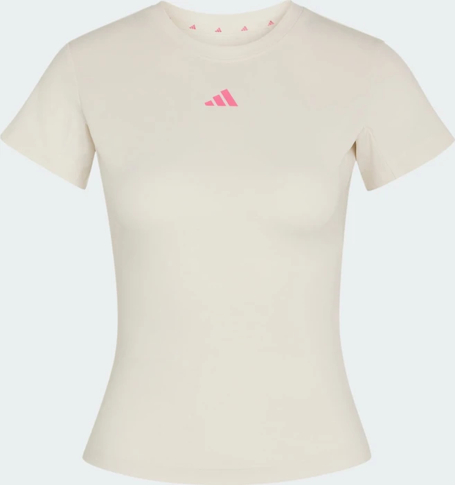 adidas 3-Streifen Studio Baby T-Shirt kurzarm beige (Damen)