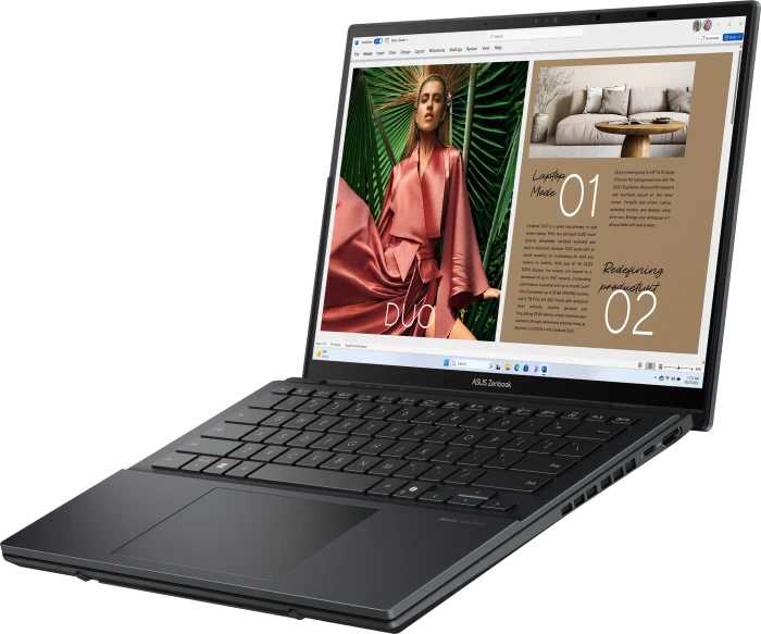 ASUS Zenbook Duo OLED UX8406CA-QL055W, Core Ultra 9 285H, 16GB RAM, 1TB SSD, DE