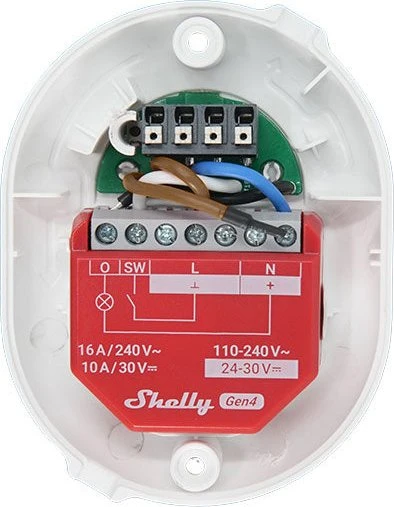 Shelly Button Add-on weiß