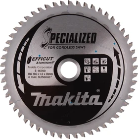 Makita Specialized Efficut Kreissägeblatt 54Z, 165x1.5x20mm, 1 Stück