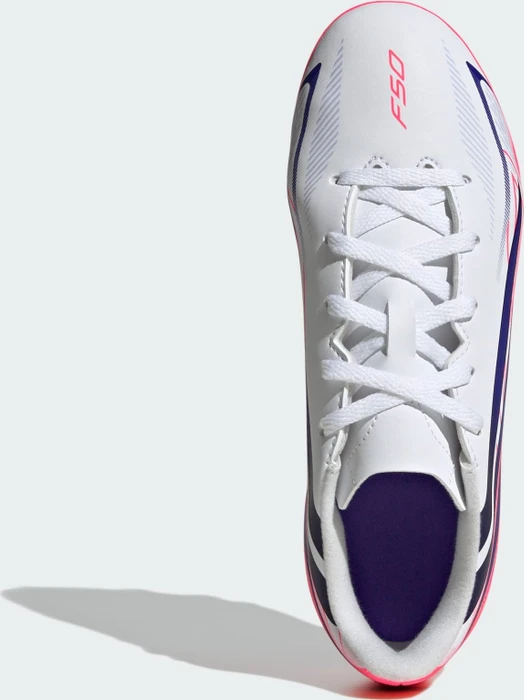 adidas F50 Hyperfast Club FG/MG cloud white/solar purple/solar turbo (Junior)