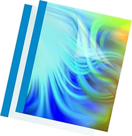 Fellowes Thermobindemappe, A4, 150µm, blau matt, 32 Blatt, 100 Stück