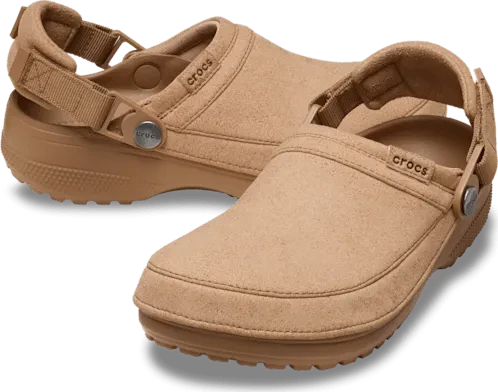 Crocs Classic Crafted Vegan Suede Clog milk chocolate